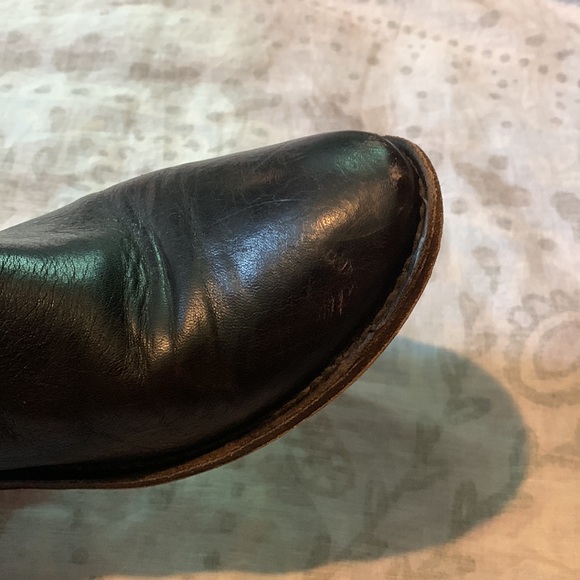 FRYE Paige Tall Riding Boots Buckle Leather Brown 77066 Sz 8.5 - Picture 9 of 9